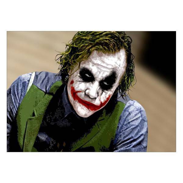 تابلو شاسی ونسونی طرح Joker Wisely Look سایز 50 × 70، Wensoni Joker Wisely Look Chassis Size 50 x 70