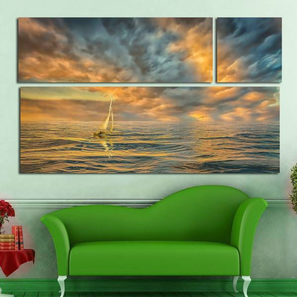 تابلو دیواری 3 تکه آریکان کد TA2606