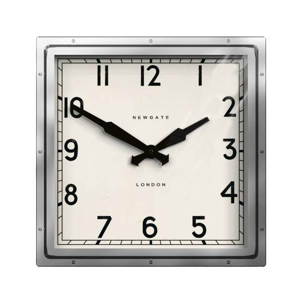 ساعت دیواری نیوگیت مدل The Quad Industrial Style Square، Newgate The Quad Industrial Style Square Wall clock