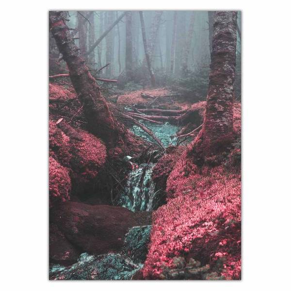 تابلو شاسی ونسونی طرح Jungle Bloom سایز 70 × 50 سانتی متر، Wensoni Jungle Bloom Chassis Size 50 x 70 Cm