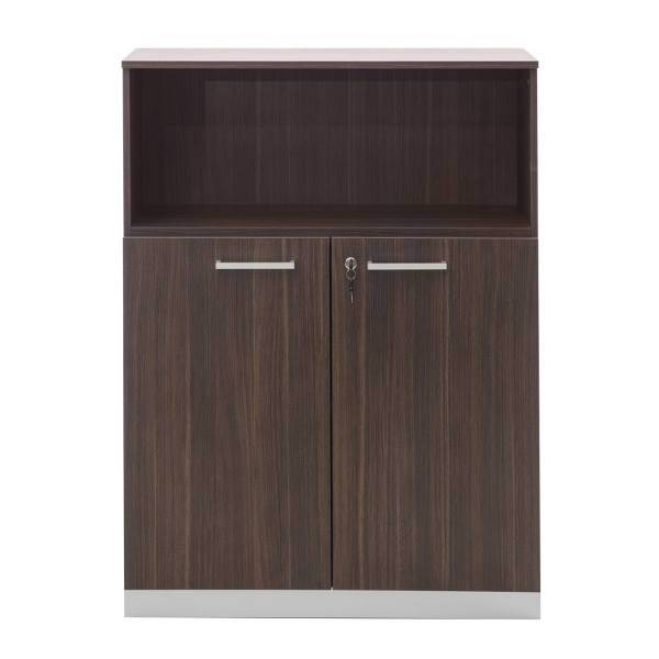 کمد اداری فرآذین مدل FAD-160 بلوطی تیره، Farazin FAD-160 Dark Oak Cupboard