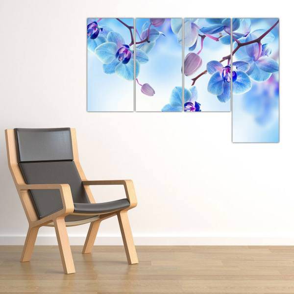 تابلو دیواری دکو وسنا طرح ارکید، DecoVasna Orchid Wall Paintings