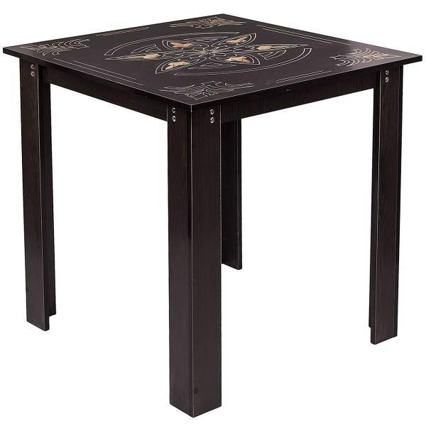 میز ناهار خوری صنایع چوب قائم کد K202 سایز 80 × 80، Sanaye Choob Ghaem K202MDF Dinning Room Table Size 80 x 80