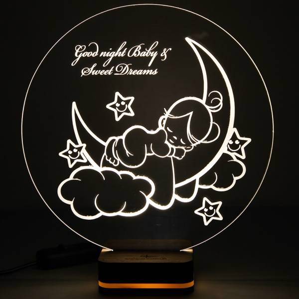 چراغ خواب سه بعدی گالری سوآرت کد 606037