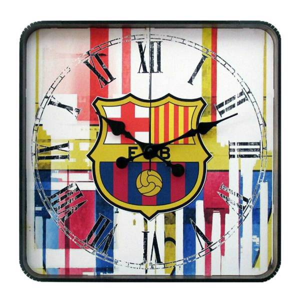 ساعت دیواری طرح بارسلونا کد 10010111