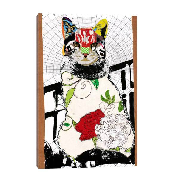 تابلو بوم آیریس کد Iris0024 طرح گربه