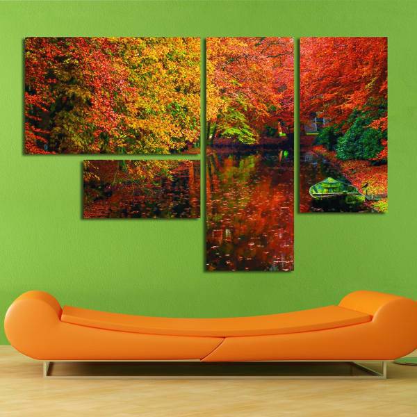 تابلوی دیواری 4 تکه بارمان مدل TA4401، Barman TA4401 Tableau 4 Pcs