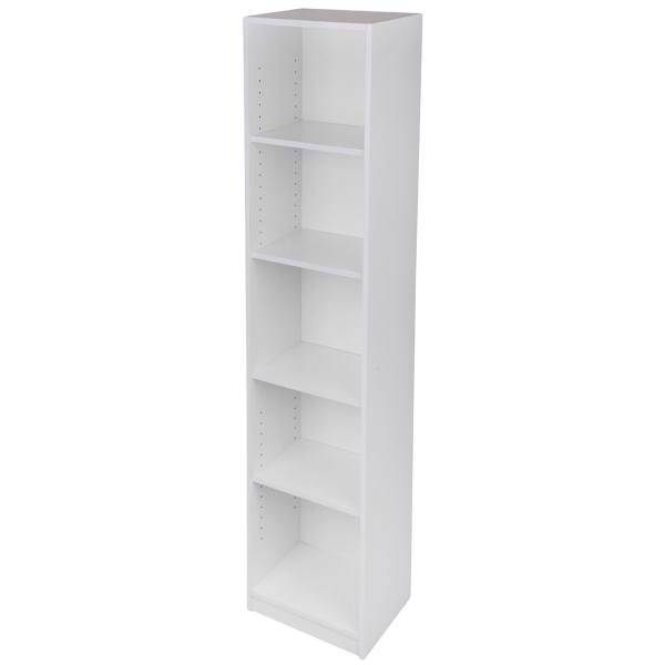 کتابخانه DND مدل توچال - پنج طبقه - سفید، DND Tochal - 5 Level - BookShelf - WHITE