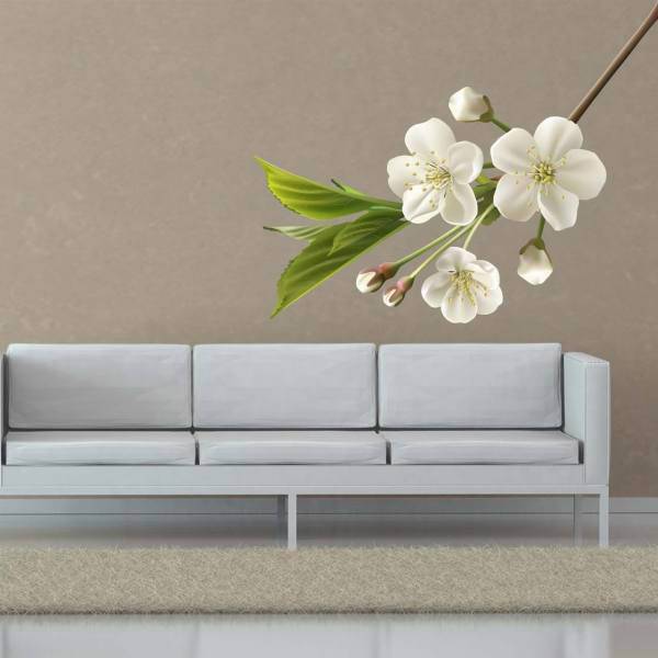 استیکر سه بعدی ژیوار طرح شکوفه بهاری، Zhivar Spring Bloom 3D Wall Sticker