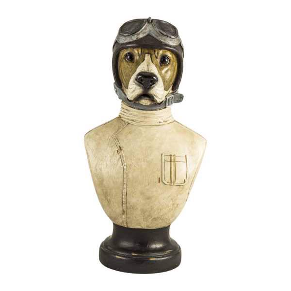 تندیس دلژین دکور کد 046، Deljin Pilot Dog Statue