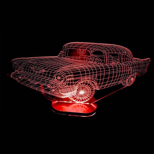 چراغ خواب سه بعدی هفت رنگ کد pb_0020