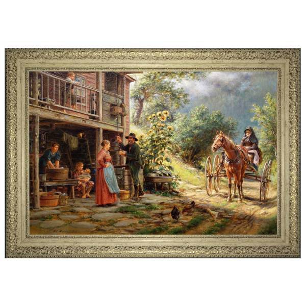 تابلو گالری هنری پیکاسو مدل زندگی روستایی