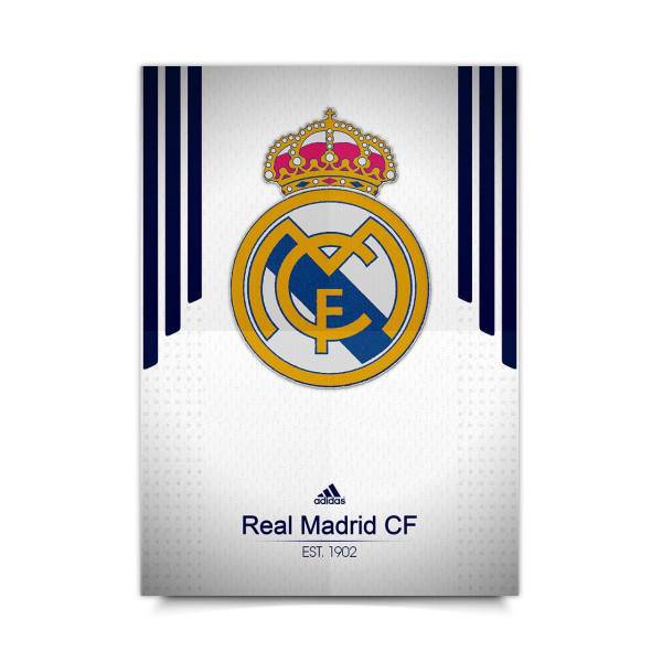 پوستر ونسونی طرح Real Madrid White 2016 سایز 30x40، Wensoni Real Madrid White 2016 Poster 30x40