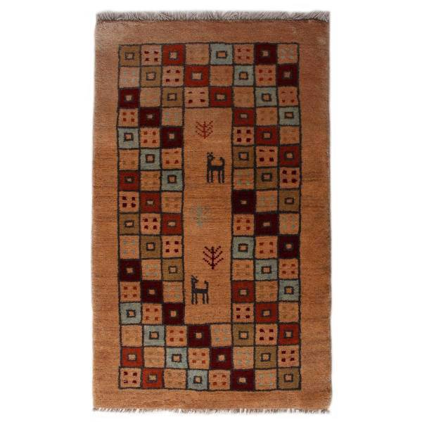 گبه دستبافت نیم متری طوفان کد 6562183