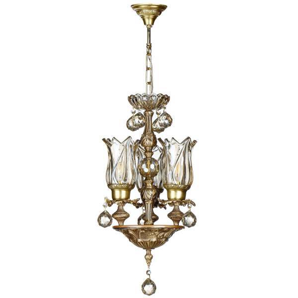 لوستر چشمه نور 3 شعله کد C2736/3، Cheshmeh Noor C2736/3 Three Flames Chandelier