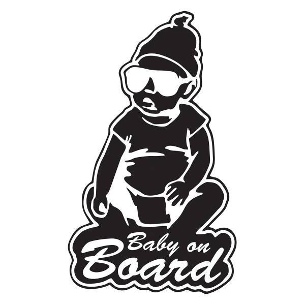 استیکر خودرو طرح Baby on Board