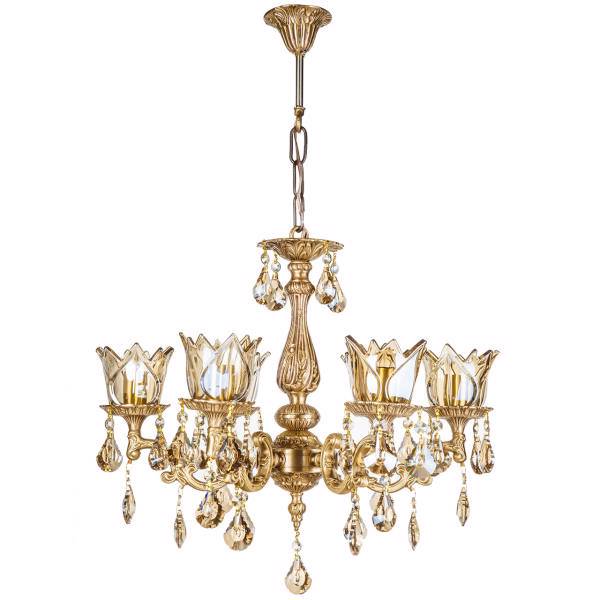 لوستر چشمه نور 5 شعله کد C2911، Cheshmeh Noor C2911 Five Flames Chandelier