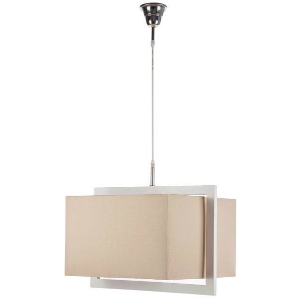 چراغ آویز چشمه نور کد A7036/1H-WT-CR، Cheshmeh Noor A7036/1H-WT-CR One Flame Hanging Lamp