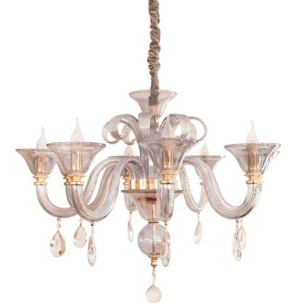 لوستر مجلل 8 شعله کد 8 /23653، Mojalal 23653/8 eight Flames Chandelier