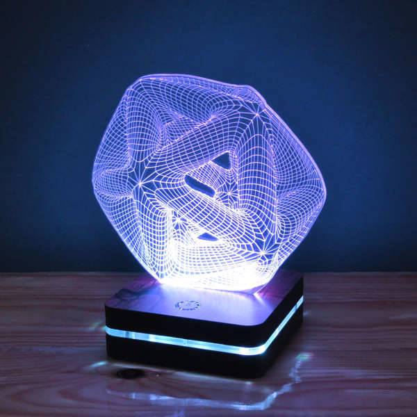 چراغ خواب موهومی طرح ۱۲ وجهی هفت رنگ، Mohomi Wirelight 7 Color Lamp Dodecahedron