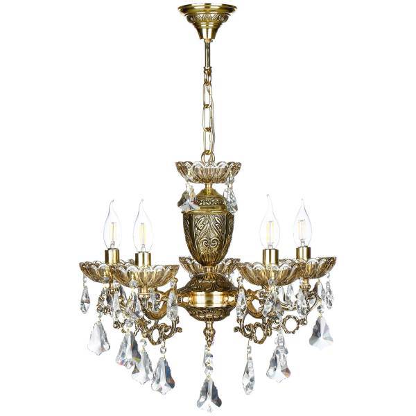 لوستر چشمه نور 5 شعله کد C2738/5، Cheshmeh Noor C2738/5 Five Flames Chandelier