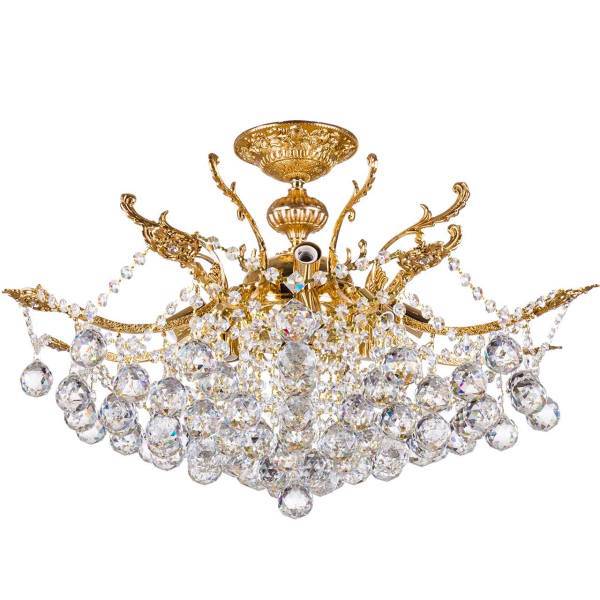 لوستر سقفی چشمه نور 18 شعله کد 2646/12، Cheshmeh Noor 2646/12 Eighteen Flames Ceiling Chandelier