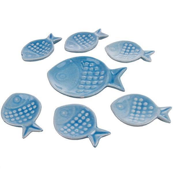 ست هفت سین طرح ماهی - 7 تکه، Fish Haft Seen Set - 7 Pieces