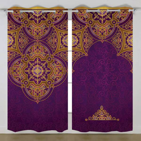 پرده مخمل رنس مدل C33-50257 ارتفاع 290 سانتی متر، Rence C33-50257 Curtain 290 cm