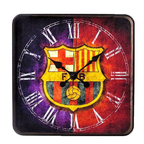 ساعت دیواری گلدن طرح بارسلونا کد 10010115