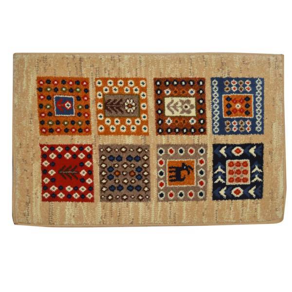 پادری ماشینی کویر طرح شاهسون مدل MT-KP123، Kavir MT-KP123 Shahsavan Machine Made Rugs