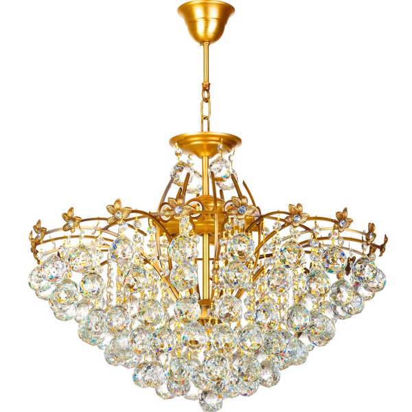 لوستر چشمه نور 10 شعله کد C2814/60G، Cheshmeh Noor C2814/60G Ten Flame Chandelier