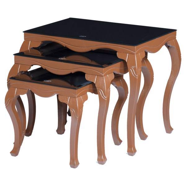 میز عسلی سهیل کد 0061GRR مجموعه سه عددی، Soheil 0061GRR Side Table 3 pcs