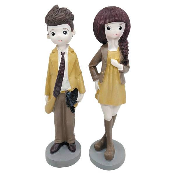 مجسمه کیدتونز کدKDM-049-2 مجموعه دو عددی، Kidtunse KDM-049-2 Statue Set 2 Pcs