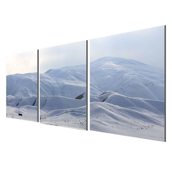 تابلو عکس 3 تکه گالری دومان طرح زمستان 3، Dooman Gallery Winter 3 Tableau 3 Pcs