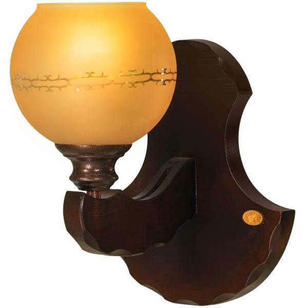 چراغ دیواری دارکار مدل رومی چوبی کد 426، Darkar 426 Romi Choobi Wall Hanging Lamp