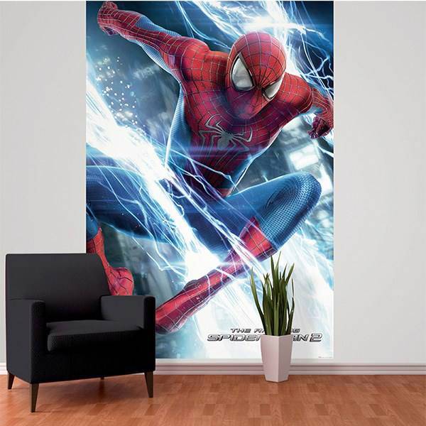 کاغذ دیواری 1وال مدل اسپایدر من شگفت انگیز 2، 1Wall Deco Mural The Amazing Spider-Man 2 Wallpaper