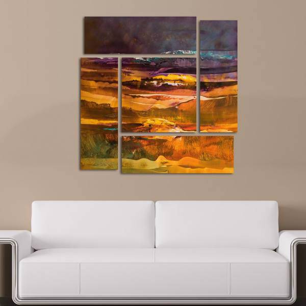 تابلو 4 تکه دیواری آفتاب مدل TA407