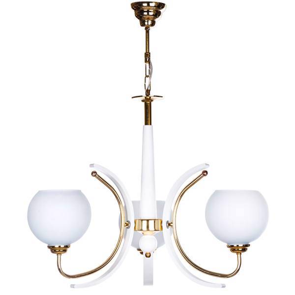 لوستر چشمه نور 3 شعله کد 858GWT، Cheshmeh Noor Three Branches 858GWT Chandelier