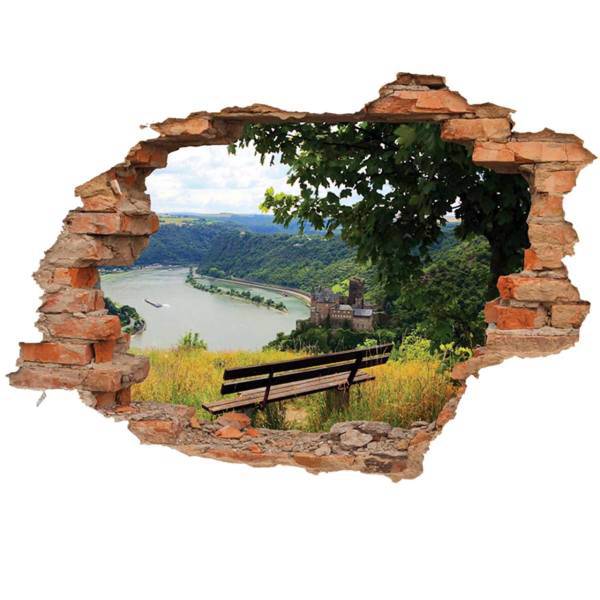 استیکر سه بعدی ژیوار طرح دریاچه، Zhivar Lake 3D Wall Sticker