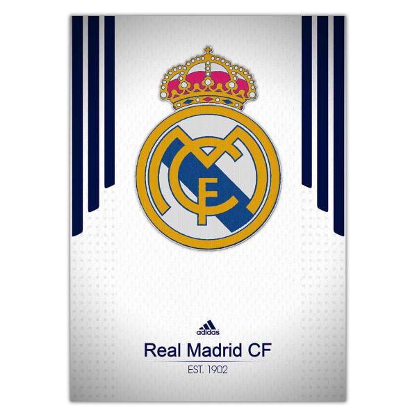 تابلوی ونسونی طرح Real Madrid White 2016 سایز 50x70، Wensoni Real Madrid White 2016 Chassis 50x70