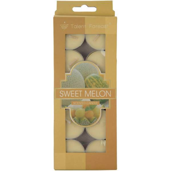 شمع وارمر تلنت فارست رایحه طالبی بسته 10 عددی، Talent Fareast Sweet Melon Candle Pack of 10