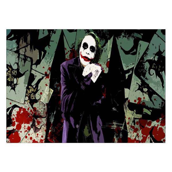 تابلو شاسی ونسونی طرح Joker As Card Player سایز 50 × 70، Wensoni Joker As Card Player Chassis Size 50 x 70