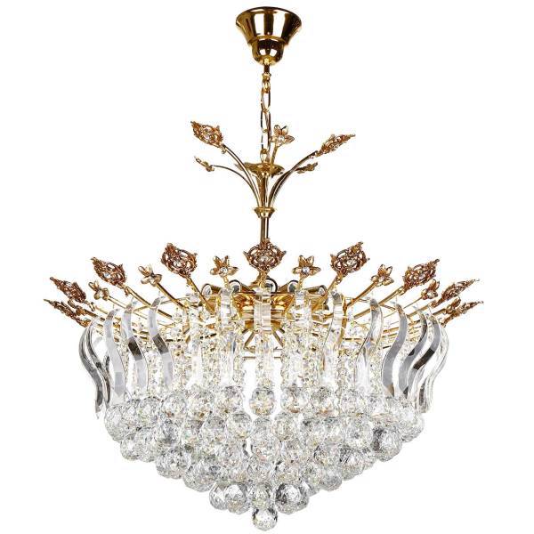 لوستر چشمه نور 12 شعله کد 6620/70، Cheshmeh Noor 6620/70 Twelve Flames Chandelier