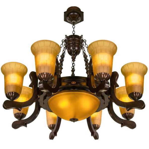 لوستر دارکار مدل رومینا 8 شعله کد 262، Darkar 262 Romina Eight Branches Chandelier