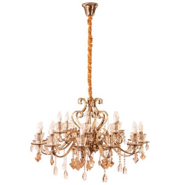 لوستر مجلل 18 شعله کد18/ 73619، Mojalal 73619 /18 eighteen Flames Chandelier