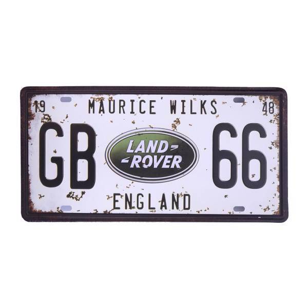 تابلو شاسی طرح لند روور مدل GB66 سایز 15x30 سانتی متر، GB66 Land Rover Chassis 15x30cm