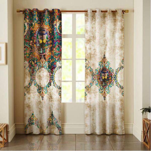 مجموعه دو عددی پرده مینوتو هوم مدل SA-011 ارتفاع 300 سانتی متر، minoto home SA-011 Curtain