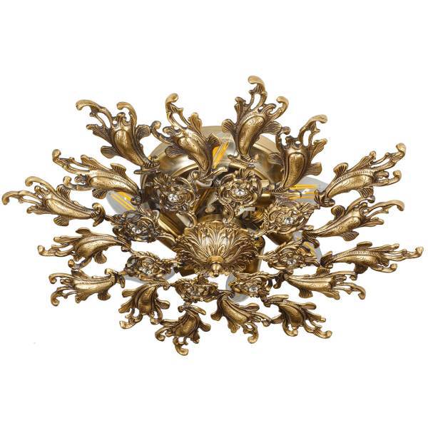 لوستر سقفی چشمه نور 7 شعله کد C2637، Cheshmeh Noor C2637 Seven Flames Ceiling Chandelier