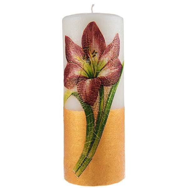 شمع دست ساز طرح گل ارکیده کد OR-2008، Orchidaceae Flower OR-2008 Handmade Candle