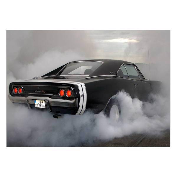 تابلو شاسی ونسونی طرح Classic Car Bad Drift سایز 50x70 سانتی متر، Wensoni Classic Car Bad Drift Chassis Size 50 x 70 Cm